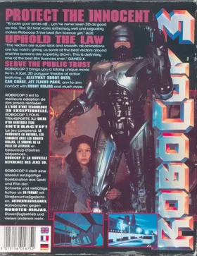 RoboCop 3_Disk1 box cover back